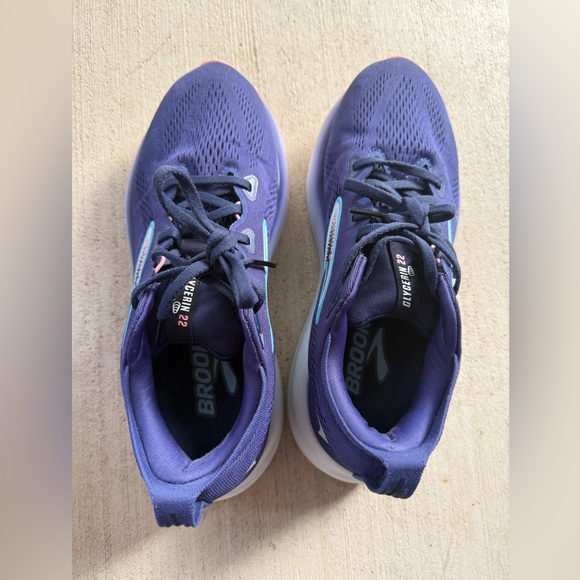 Brooks Blue Ribbon Peacoat Glycerin 22 Sneakers 9 Wide - Picture 2 of 11
